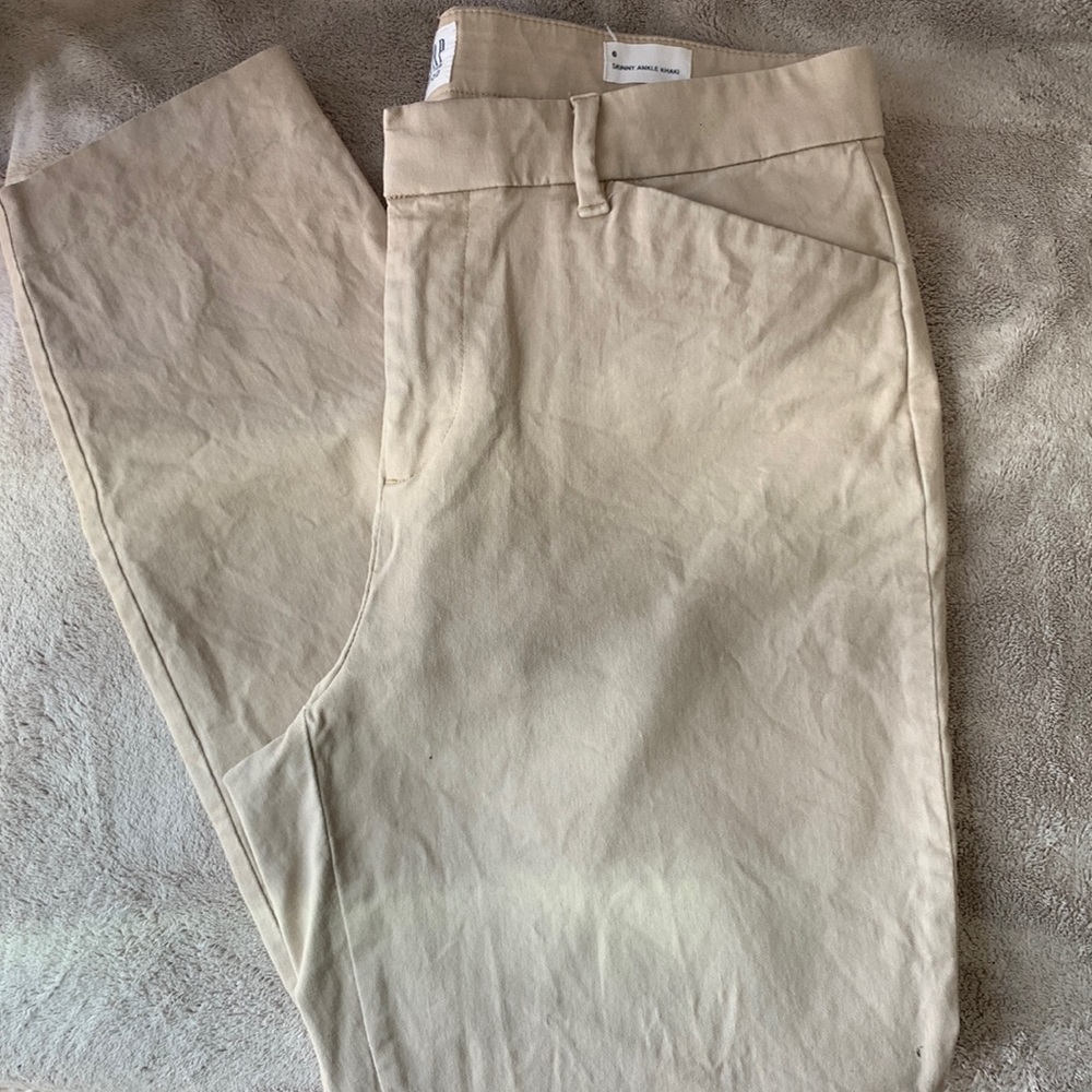 Gap skinny ankle khakis